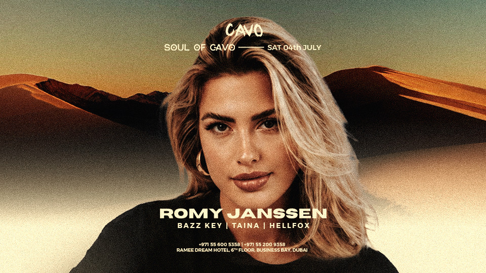 Soul of Cavo presents Romy Janssen — Cavo, Business Bay